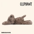 thumbnail image 2 of Soft Elephant Stuffed Animal Plush Toy - 13.8''  Chubby Elephant Soothing Sleep Pillow, 2 of 6