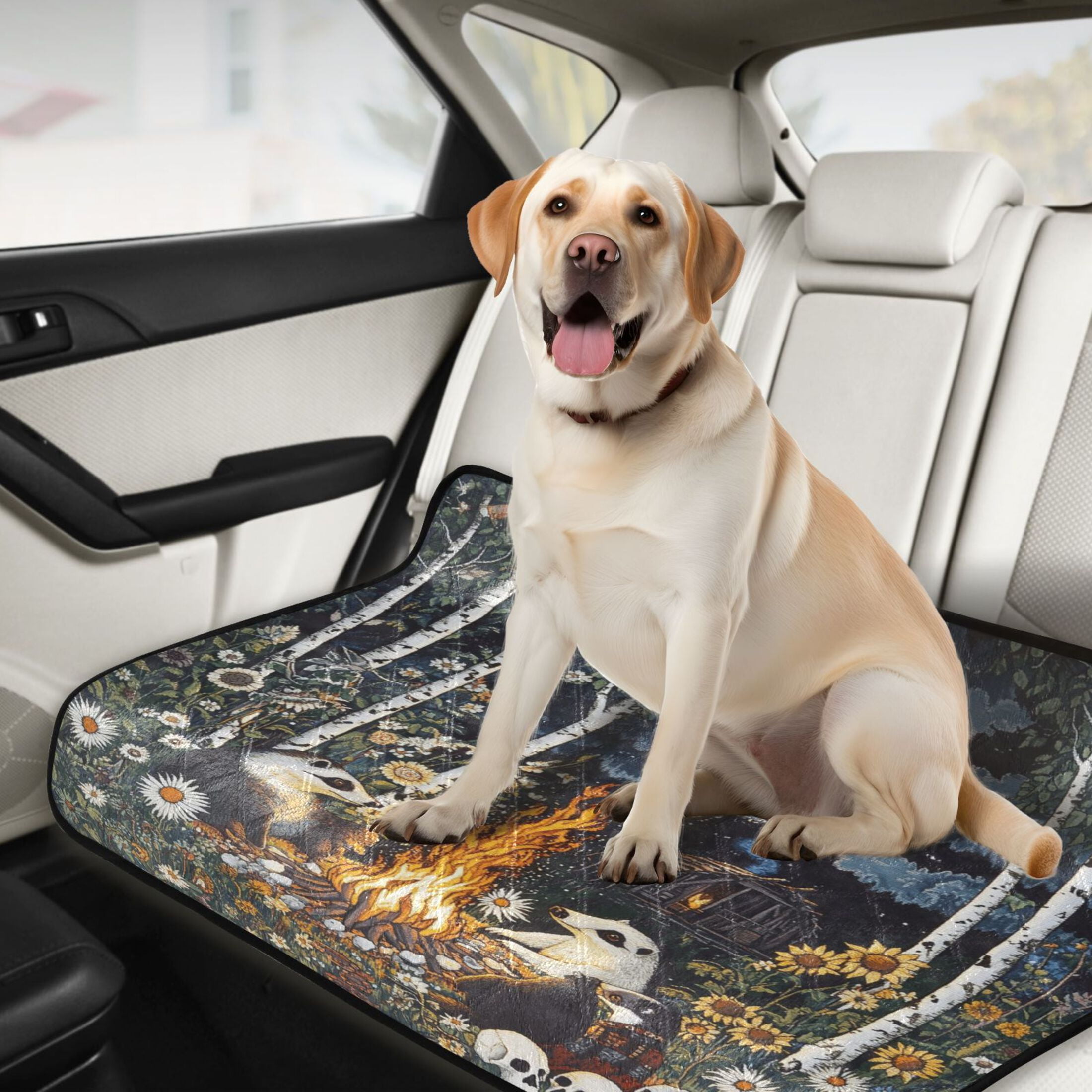 Qxltty Skunk Roasting Cat litter Pads Pet Set of 3 Diaper Mats Center Anti-leakage Layer Absorbent Soft and Comfortable