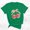 Green, variant on Rezuofi 1 Pcs Women's Graphic Vintage Tees Cherry Bow Letter Print Round Neck T Shirt Casual Summer Short Sleeve Trendy Tops