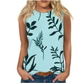 thumbnail image 2 of Clearance Staron Women Tank Tops Loose Fit Crew Neck Flowy Casual Tops Going Out Trendy Sleeveless Summer Basic Shirts, 2 of 4