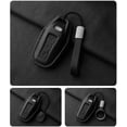 thumbnail image 6 of Leather Key Case Holder Protector Keychain for Audi A3 A5L A6L A6 Avant Q5 SQ5 Sportback Q6 E-tron – 3-Button Anti-Scratch Key Cover Accessory, 6 of 7
