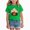 H645-Green, variant on Toddler Kid Girls Halloween T-Shirt Dancing Skeleton Pumpkin Graphic Tee Shirt Short Sleeve Spooky Season Fall Tops,Orange,2-3 Y