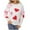 White, variant on Fengactive Heart Sweater for Women Cute Print Crewneck Long Sleeve Oversized Sweaters 2025 Trendy Knit Pullover Tops