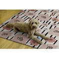 thumbnail image 4 of Laurel 5' x 7' Washable Area Rug, Ivory and Pink, 4 of 8