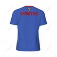thumbnail image 3 of Exclusive design Eswatini Flag Grain 3D Printed Men For Running Bike Soccer Tennis Fitness Sports tshirt Mesh Fans Short T-shirt, 3 of 13