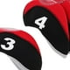thumbnail image 3 of Paquete de 1 fundas de golf con etiquetas para números, de neopreno, ligeras y duraderas. Negro + Rojo, 3 of 9