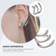 thumbnail image 5 of 1 par de pendientes llamativos para mujer, con forma de garra, bonitos aros para las orejas, para adolescentes., 5 of 5