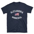 thumbnail image 1 of Alexandria Minnesota Patriot Men's Cotton T-Shirt, 1 of 1