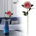 thumbnail image 2 of Chenmei Articles Essentiels Populaires pour la Maison : Fleurs Artificielles Roses Réalistes Longues Roses Rouges Bouquet pour Centre de Table de Mariage Décoration de la Maison et Saint-Valentin, 2 of 9