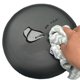 thumbnail image 5 of Fundas para taburetes de bar redondos | Fundas impermeables de piel sintética | Banda elástica antideslizante | Fundas para sillas redondas de 35 x 35 cm para cocina y bar, 5 of 6