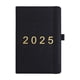 thumbnail image 3 of Agenda del Planificador Diario 2025 | Cuaderno de horarios los 365 días | Incrementos de tiempo de 15 minutos | Tapa dura con marcador de cinta | Para citas, trabajo, escuela | Tamaño A5 | 1 Pieza, 3 of 6