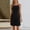 Black, variant on Maternity Nursing Nightgown, Comfy Sleeveless Soft Breastfeeding Friendly Sleepwear for Pregnancy & Postpartum Wine