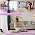 thumbnail image 5 of BalanceFrom Fitness GoGym 6x2' Folding 3 Panel Exercise Mat with Handles, Pink, 5 of 5