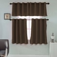 thumbnail image 2 of WIFORNT Short Curtains for Windows Kitchen Living Room Half Length Blackout Small Cafe Curtains, 2 of 7