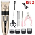 thumbnail image 1 of Electric Pet Clipper Grooming Kit For Dogs Reachageable Trimmer Haircut Cat Hair Cutting Remover Professional Machine Set, 1 of 4