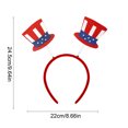 thumbnail image 3 of Diadema para el Día de la Independencia, accesorios para el cabello, suministros para fiestas patrióticas, decoración para el cabello, lindo sombrero para el cabello, estilo aro, 3 of 6