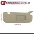 thumbnail image 4 of Unique Bargains Auto Sun Visor No.852203X000TX for Hyundai Elantra 11-15 Right Passenger Side, 4 of 7