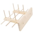 thumbnail image 3 of Esquirla Durable Wooden Eyeglasses Display Racks Stand Eyewear Storage Display Shelf Double Lines for 6 Pairs, 3 of 8