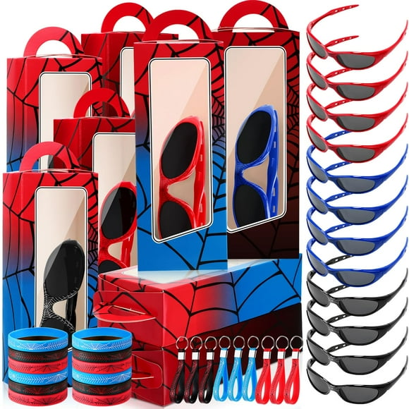 Artículos para fiestas Tellegloww Spider Birthday, 48 unidades, con caja