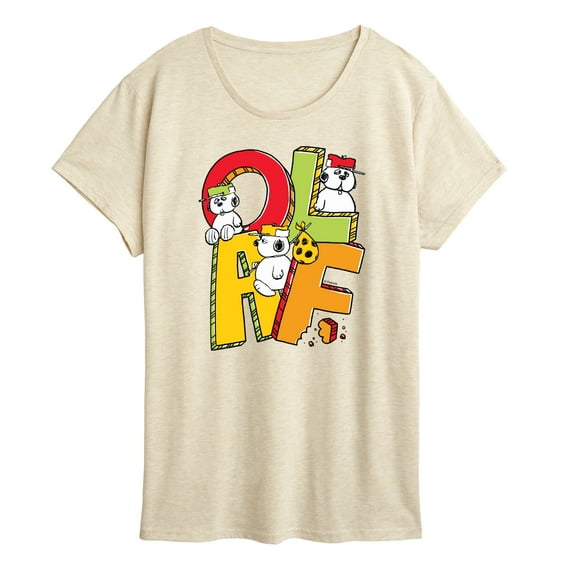Peanuts - Olaf Editorial - Women's Short Sleeve Graphic T-Shirt