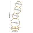 thumbnail image 2 of 4 Tier Gold Wedding Round Hoop Backdrop-Stand,Aisle Decor, Table Centerpiece,Stage Display Photography Background, 2 of 10