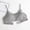 Gray, variant on CALAFEBILA No Pad Bralette for Women Casual Strap Comfortable Cotton Workout Everyday Underwear