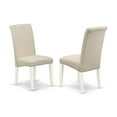 thumbnail image 2 of East West Furniture Norden 3-piece Wood Dining Set in Linen White/Cream, 2 of 3