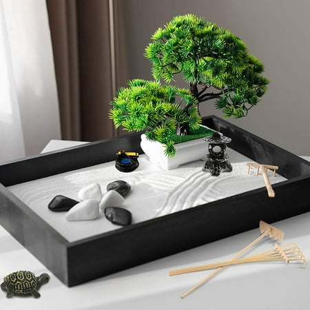 9 Pieces Mini Zen Garden Sandbox Rake Tools Desktop Bamboo Kit Accessories With Figurines For Pas Ation Table Decor Canada 9 Pieces Mini Zen Garden Sandbox, Mini Zen Garden Figurines
