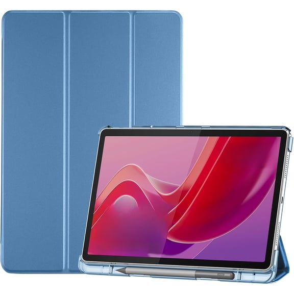 11 inch Protective Tablet Case Compatible for Lenovo Tab M11/Tab K11 LTE 11" 2024 TB330FU with Pen Holder (Deep Blue)