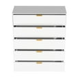 thumbnail image 4 of 5-Drawer Chest in MDF Wood with Gold Metal Legs, 4 of 6