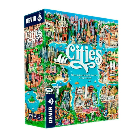 Juego de mesa Devir Cities Strategy para 2 a 4 jugadores mayores de 10 años