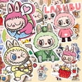 thumbnail image 4 of Clearance!Pop Mart Labubu 70Pc Stickers Female Decal Decorate Laptop Garage Door Fridge Guitar Car Scrapbook Skateboard Suitcase Motorcycle Snowboard, 4 of 6