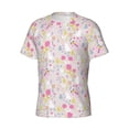 thumbnail image 5 of Vsdgher Cartoon Rabbit And Butterfly Print Men's Dry Fit Mesh Athletic Shirts Moisture Wicking Tennis T-Shirt Tops, 5 of 9