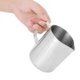 thumbnail image 1 of Zerodis Stainless Steel Milk Frothing Jug Milk Jug Multi-Use For Cappuccino Espresso Making, 1 of 8