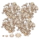 thumbnail image 1 of 250 Uds adornos de madera de flores DIY adornos no porosos recortes decoraciones artesanales, 1 of 5