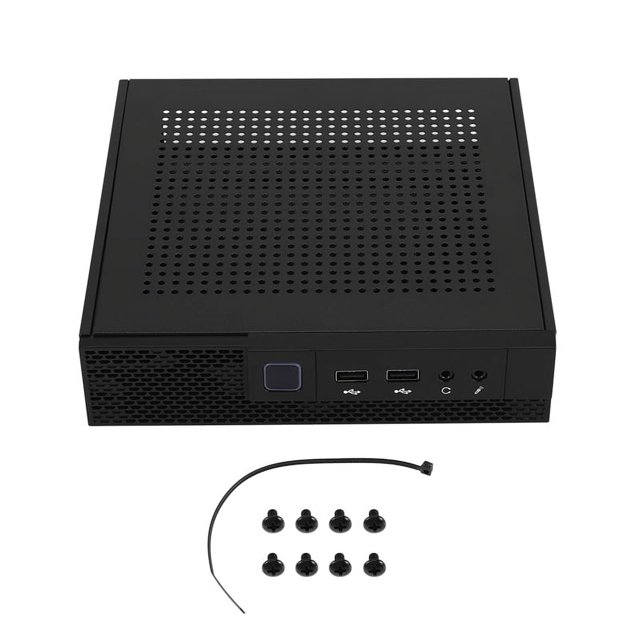 Boîtier d'Ordinateur ITX TX02 Mini Boîtier de Bureau Contrôle Industriel Boîtier HTPC