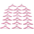 thumbnail image 1 of 20 Pcs Pink Hangers For Barbies Dolls Clothes Accessories Plastic Hangers, 1 of 5