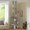 Gray, variant on Road Floor to Ceiling Cat Tree, 85–112" Tall Cat Tower with Dual Posts | tall cat tree with scratching posts,skinny ceiling cat tower,adjustable height&no dirll,4 rest spots for indoor cats