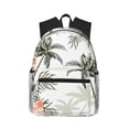 thumbnail image 2 of Goofa Vintage Palm Trees Print Casual Backpack for Women Men,Waterproof High School Bookbag,Lightweight Travel Daypack,Classic College Backpack,Laptob Backpack, 2 of 6