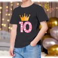 thumbnail image 2 of TOOYOU Boys Summer T-Shirt Gamer Funny 10Th Birthday Tee Commemorative Day Top Size 3-4 Years Black, 2 of 4