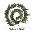 thumbnail image 3 of Euaioeiu Artificial Christmas Garland, 6ft Long Pine Needle Garland with Soft Bendable Branches for Holiday Decor, Indoor Outdoor Mantle Staircase Fireplace Wall Door Wreath Decoration, 3 of 8