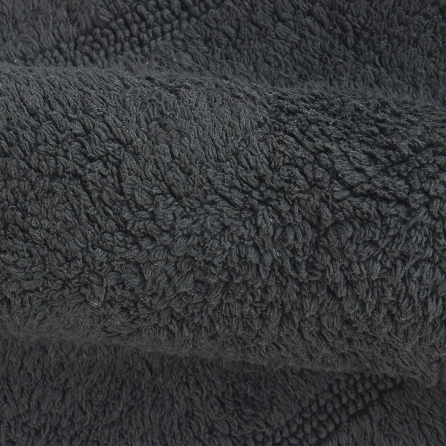 Better Homes & Gardens Cotton Reversible Bath Rug, Grey Shadow, 17" x 24", 100% Cotton, 17"x24"