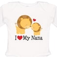 thumbnail image 4 of Inktastic I Love My Nana Boys or Girls Long Sleeve Baby Bodysuit, 4 of 5
