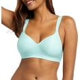 thumbnail image 5 of Women's Bali 3463 Comfort Revolution Wirefree Bra (Blue Spearmint Zag 40B), 5 of 6