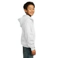 thumbnail image 3 of Port & Company ® - Youth Core Fleece Full-Zip Hooded Sweatshirt. PC90YZH, 3 of 6