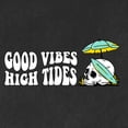 thumbnail image 6 of Wild Bobby Good Vibes High Tides Streetwear Women Tri-Blend Racerback Tank Top, 6 of 6