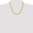 thumbnail image 2 of Real 14kt Yellow Gold 6.5mm Silky HerRingbone Chain; 20 inch; Lobster Clasp; for Adults and Teens; for Women and Men, 2 of 5