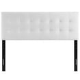 thumbnail image 2 of Lily King Biscuit Tufted Performance Velvet Headboard in White, 2 of 5
