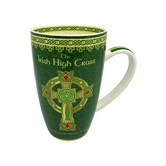 Royal Tara Celtic High Cross Irish Mug – Durable Bone China Tea & Coffee Cup, Irish Heritage Gift