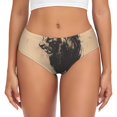 thumbnail image 1 of Fotbe Child And Lion Sketch Calzones Estampados para Mujer – Ropa Interior de Algodón, Cómoda, Suave y Elástica-Medium, 1 of 6